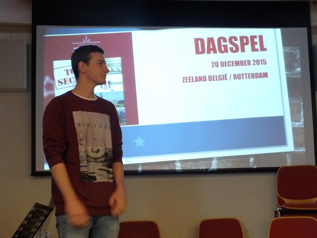 4. Vincent legt uit wat we in Den Haag gaan doen